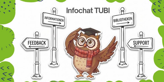 Screenshot Infobot TUBI Willkommensbild