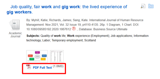 Screenshot ebscohost.com