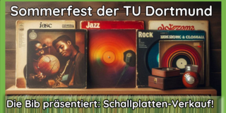 Einladung zum Schallplattenverkauf beim Sommerfest 2024