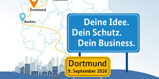 Innovation roadshow 2026 Dortmund DPMA TU Dortmund Poster for the event on September 9, 2026