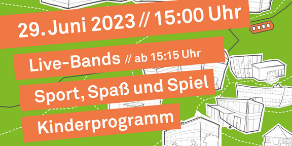 Sommerfest am 29.6.2023 ab 15 Uhr mit Live Musik, Sport, Spaß und Spiel