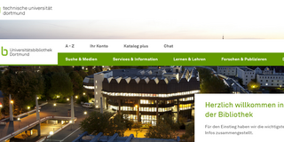 UB Dortmund und Campus bei Nacht