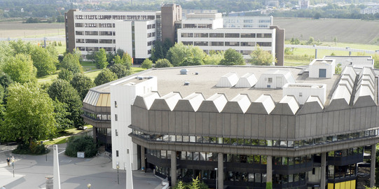 View on the Central Library from above
